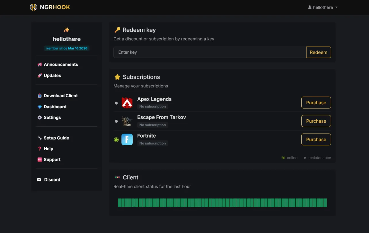 NGRHook — aktuální stav