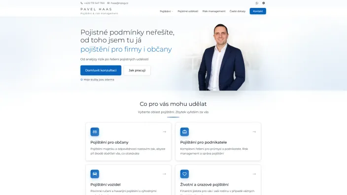 Pojišťovací makléř Pavel Haas