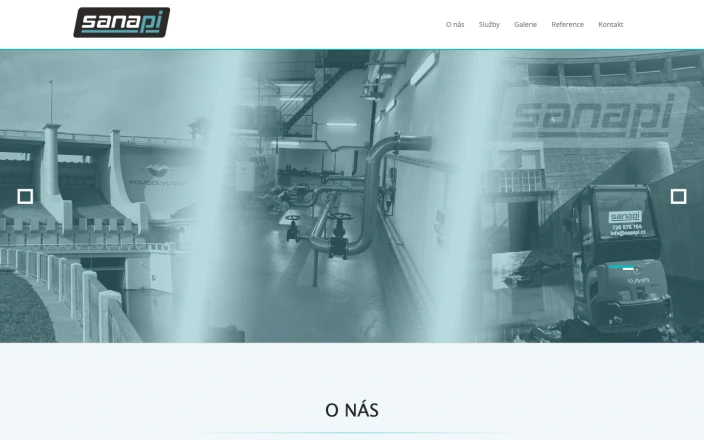 SANAPI sanace zdiva a betonu, starý web